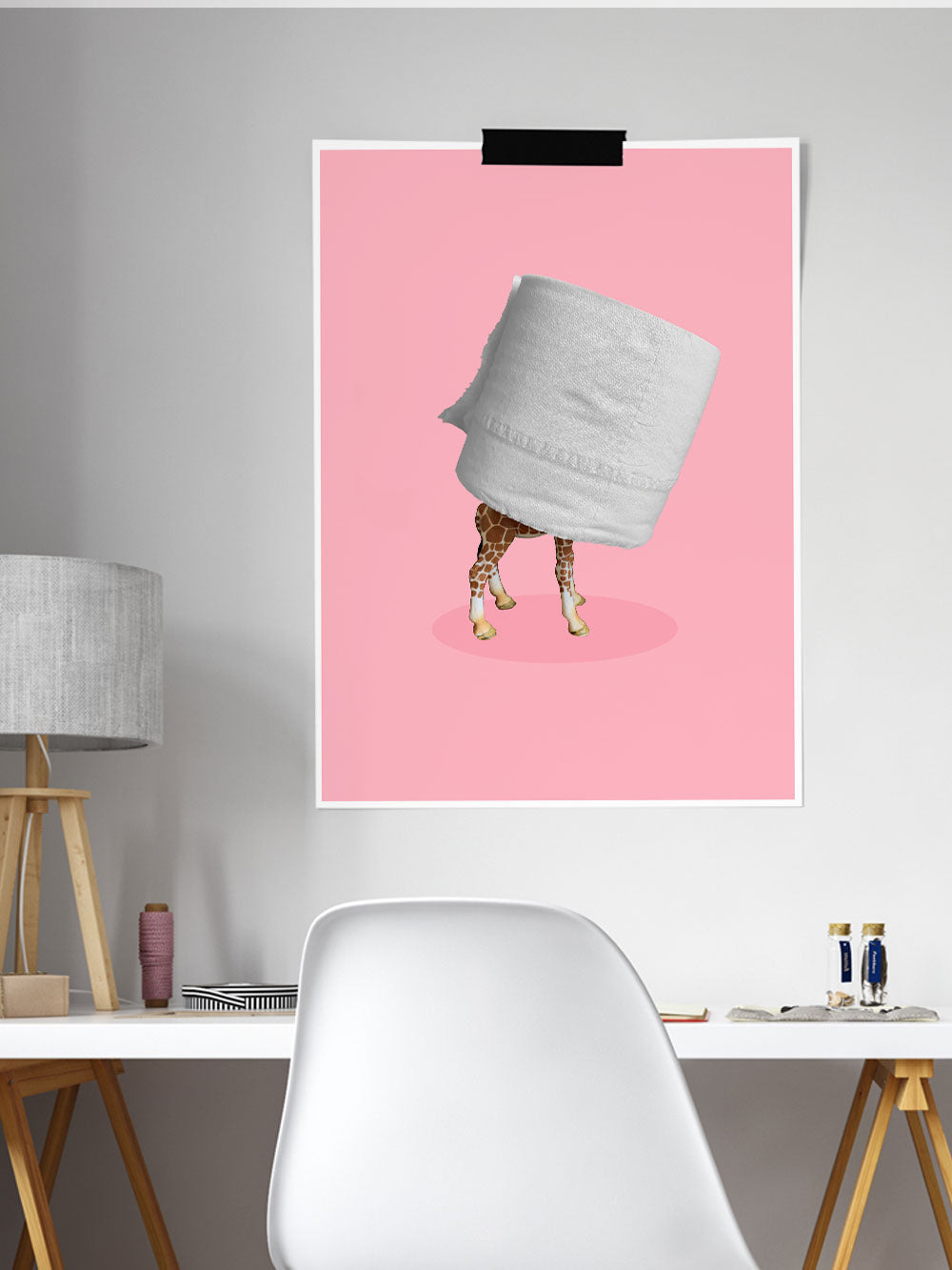 Self Isolation Quirky Art Print