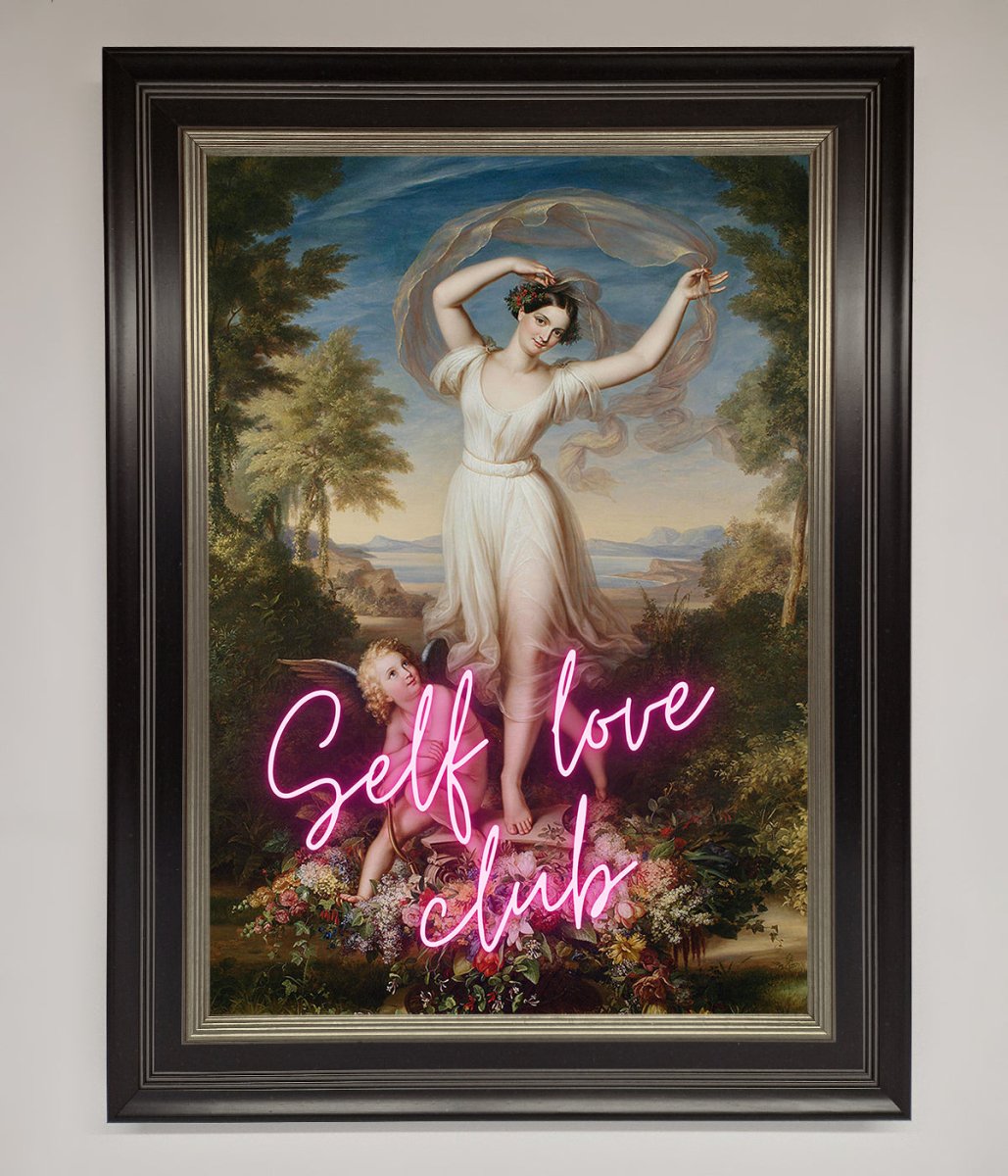 Self Love Club Framed Wall Art