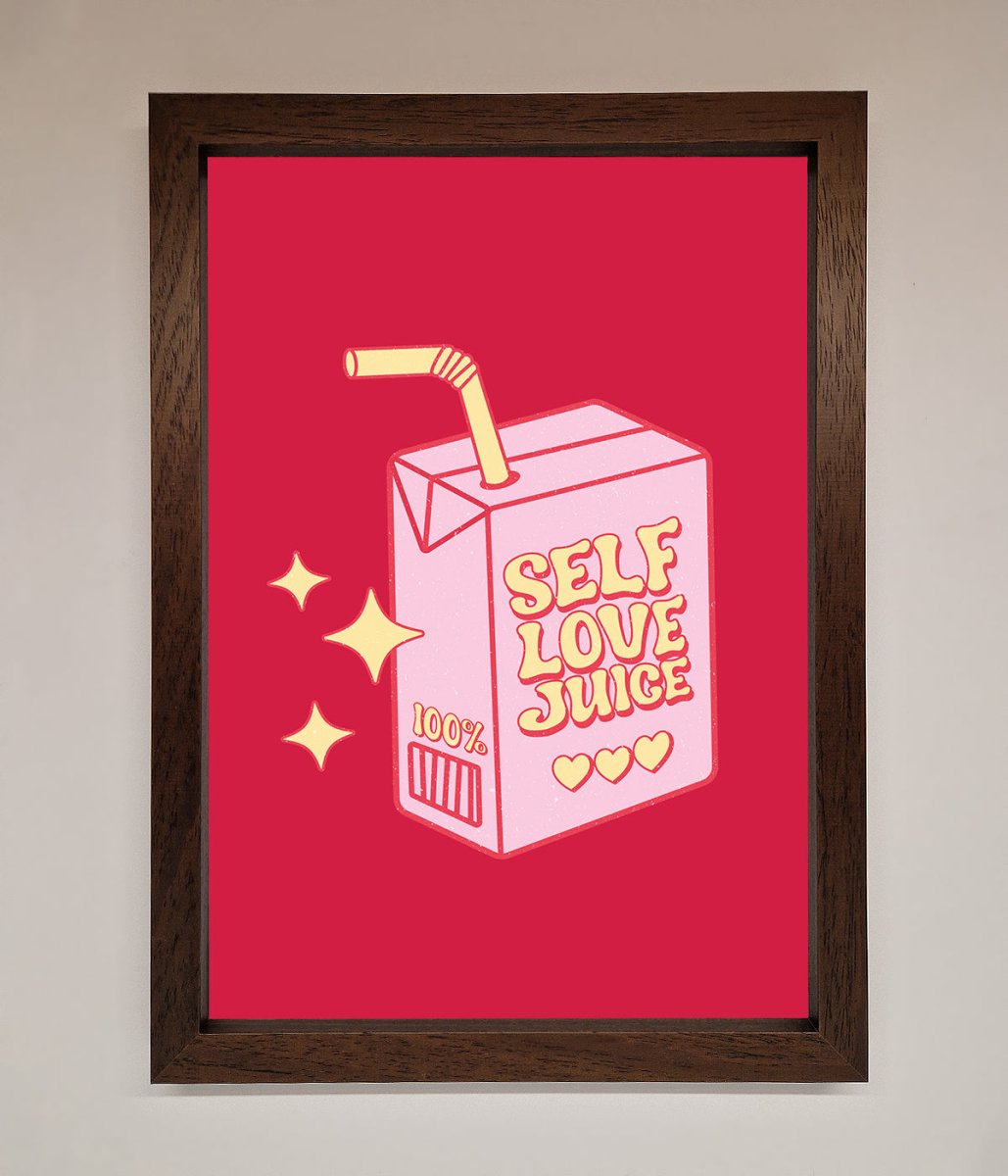 Self Love Juice Framed Poster