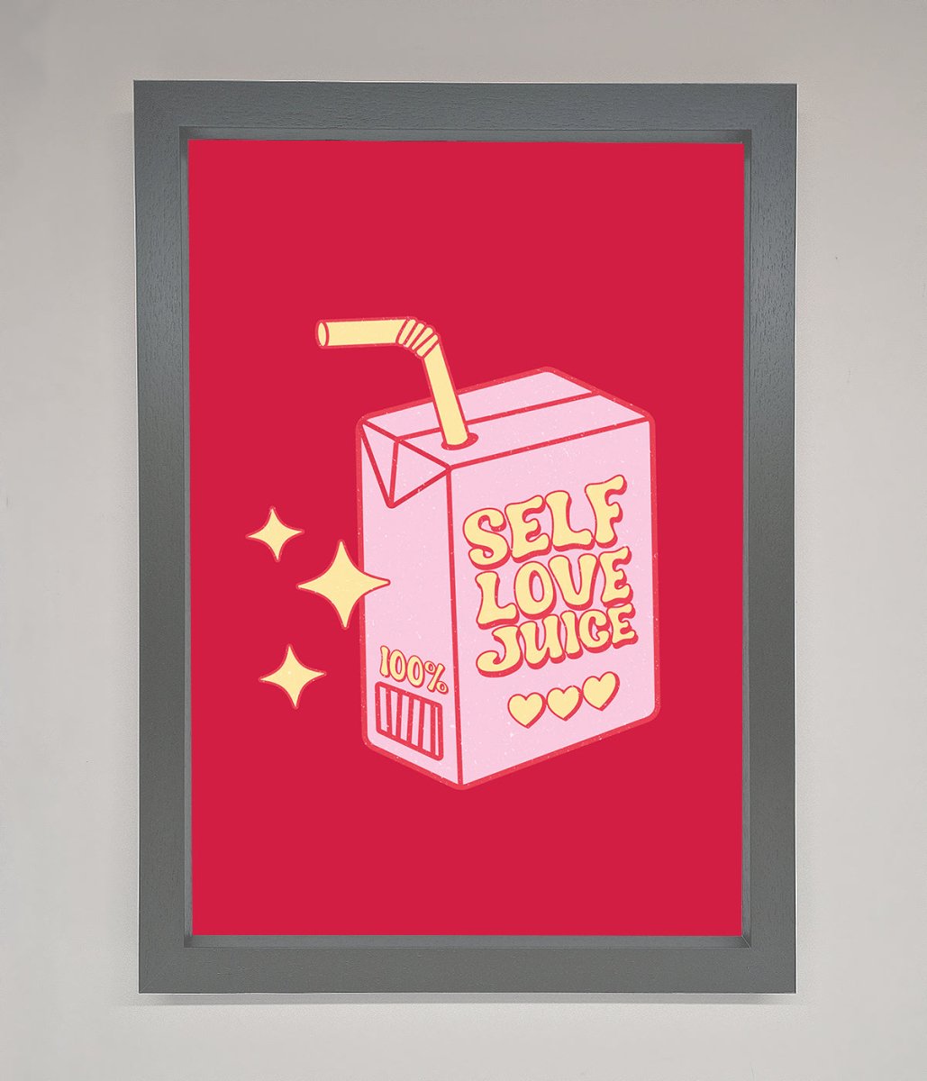 Self Love Juice Framed Poster
