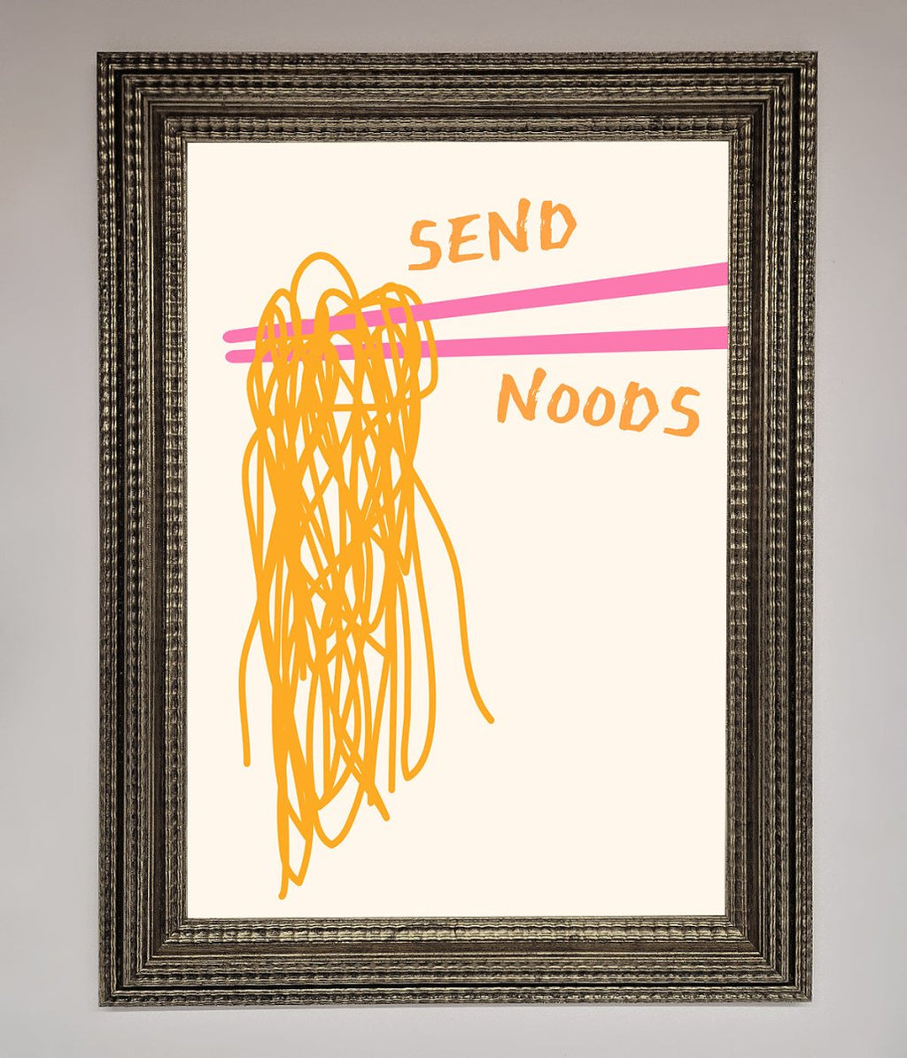 Send Noods Framed Poster