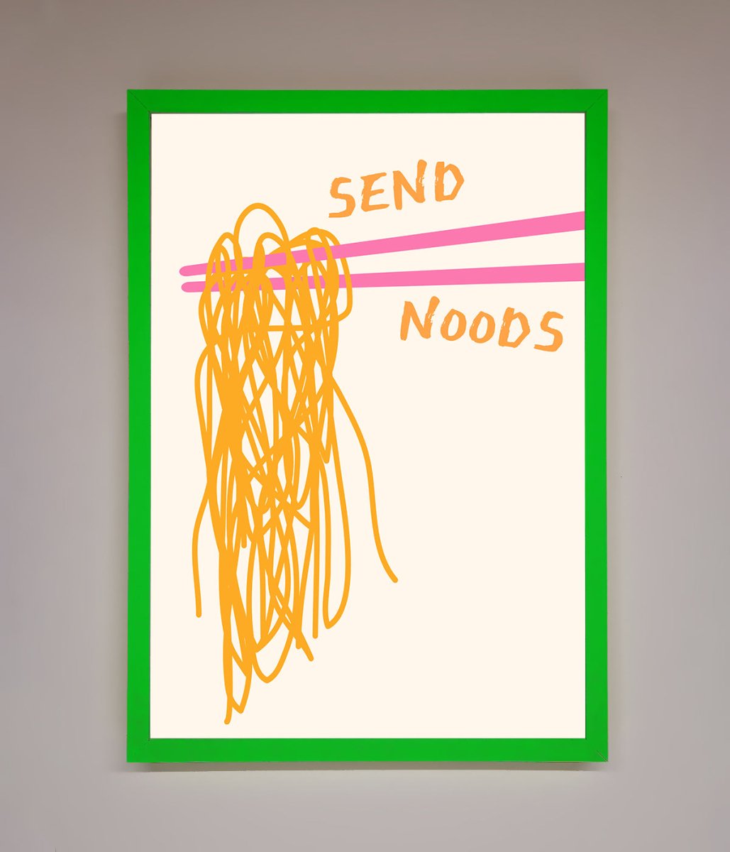 Send Noods Framed Poster