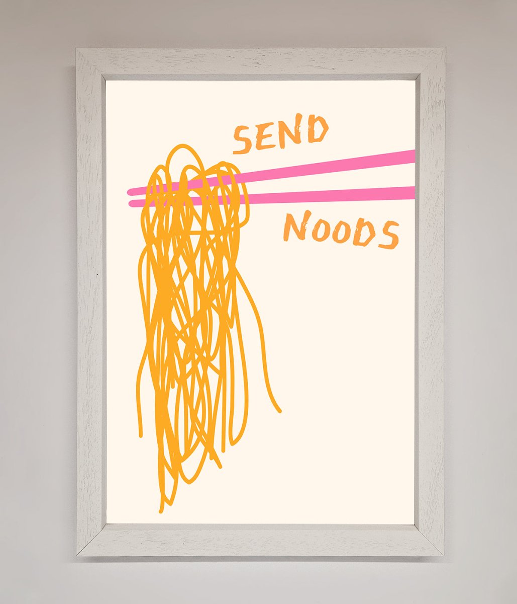 Send Noods Framed Poster