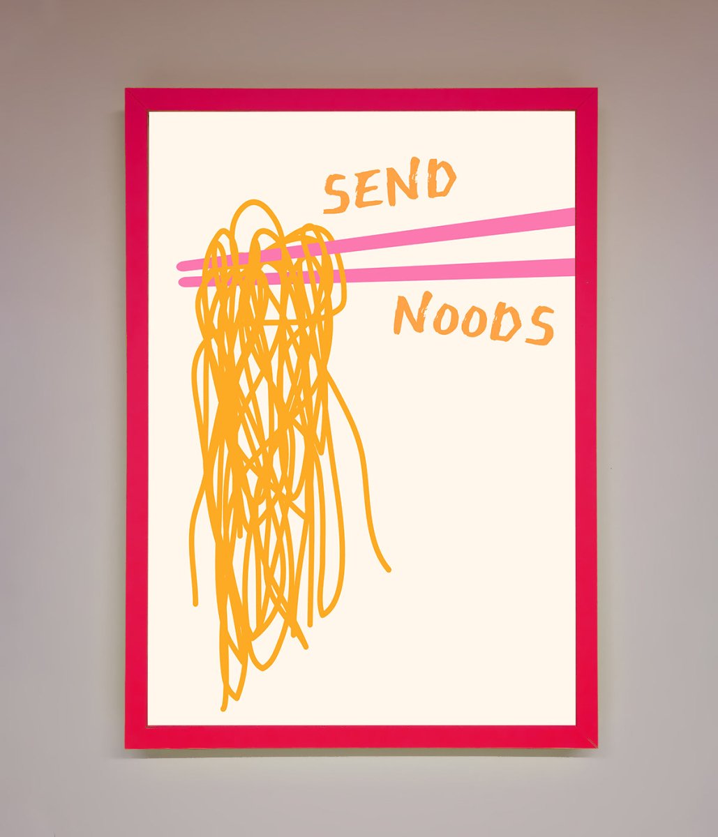 Send Noods Framed Poster