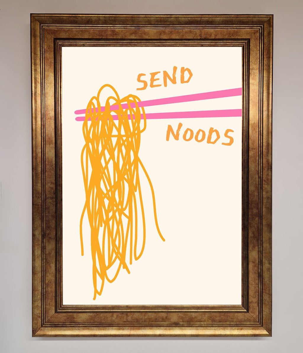 Send Noods Framed Poster