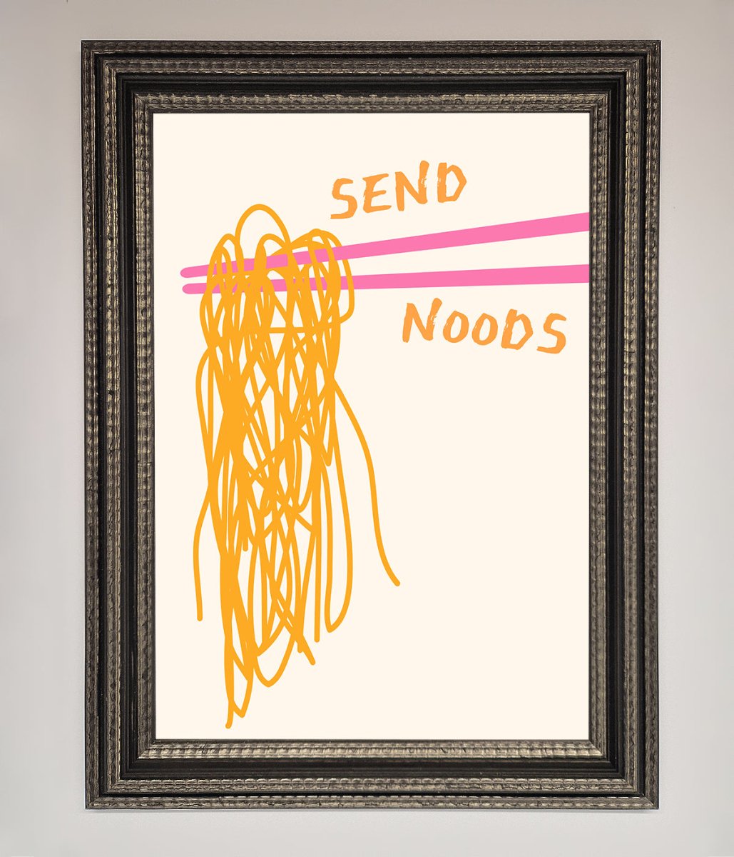 Send Noods Framed Poster