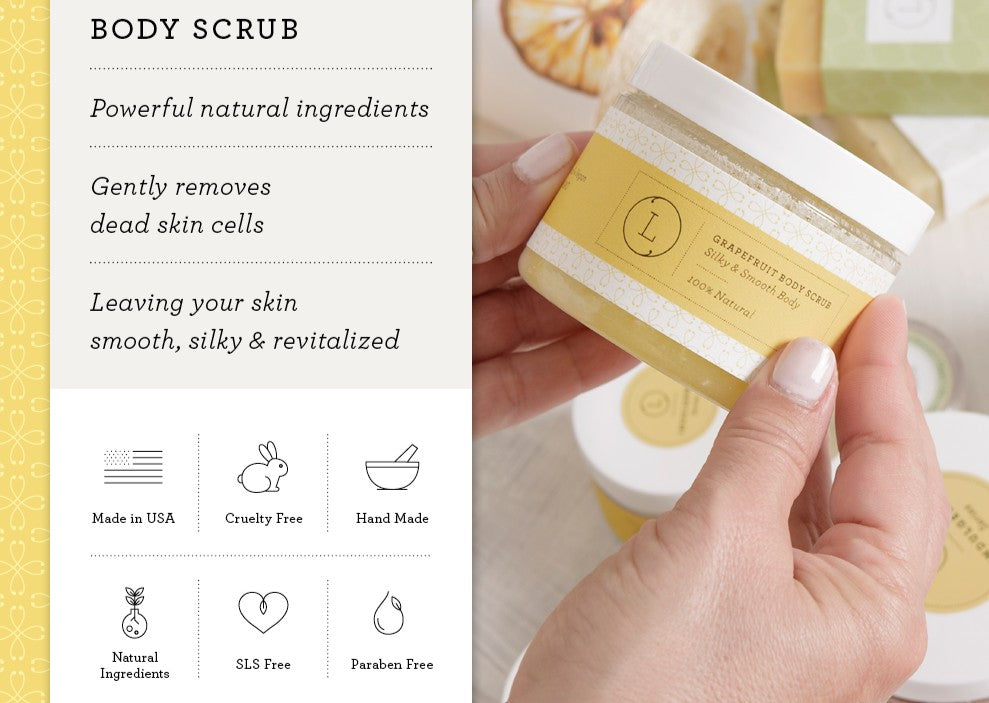 Shea Butter and Body Scrub Reviving Set - Grapefruit