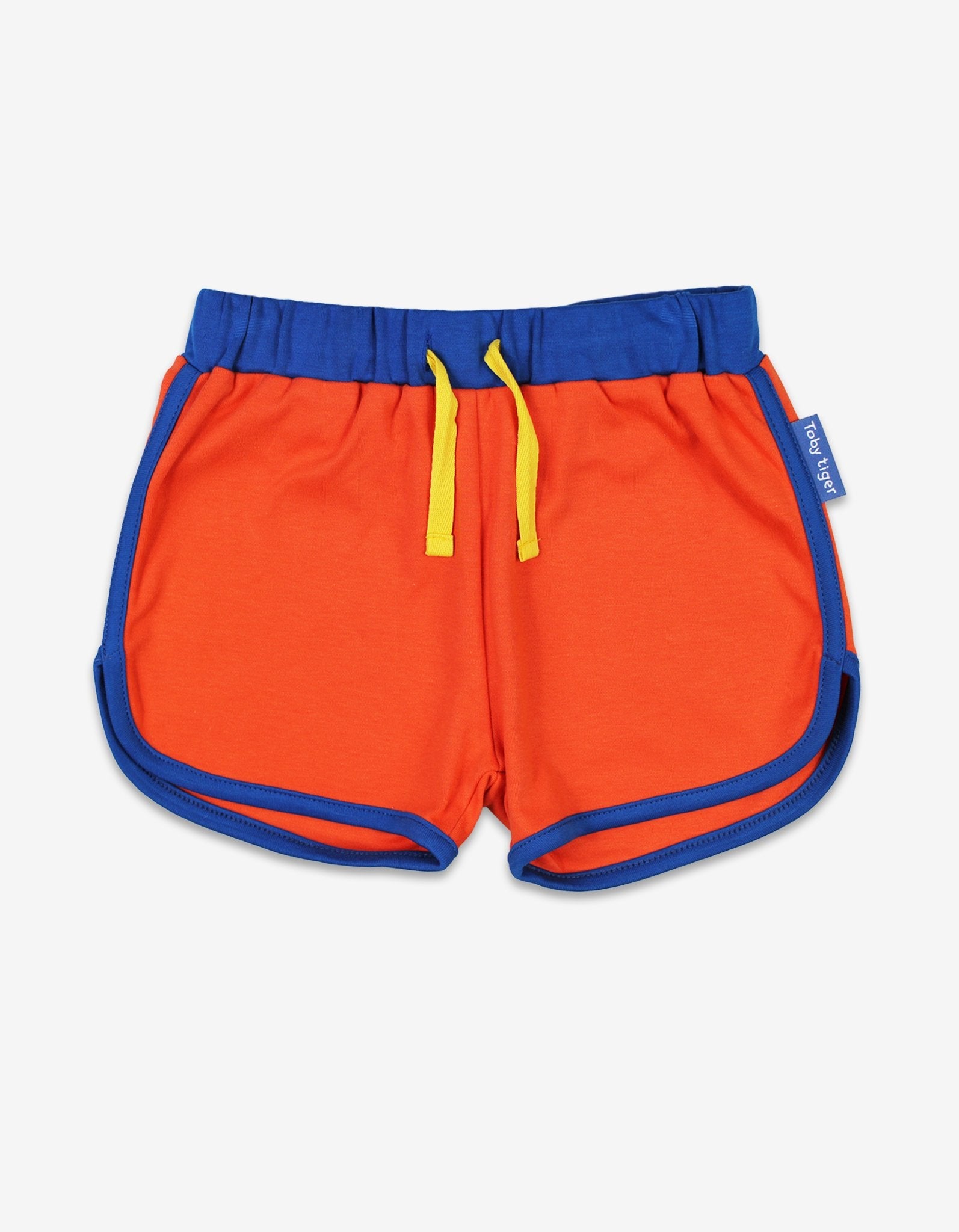 Organic Orange Running Shorts for Kids