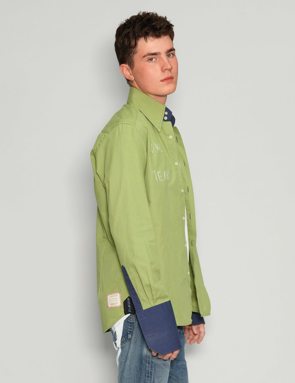 'Love Will Tear Us Apart' Green Shirt