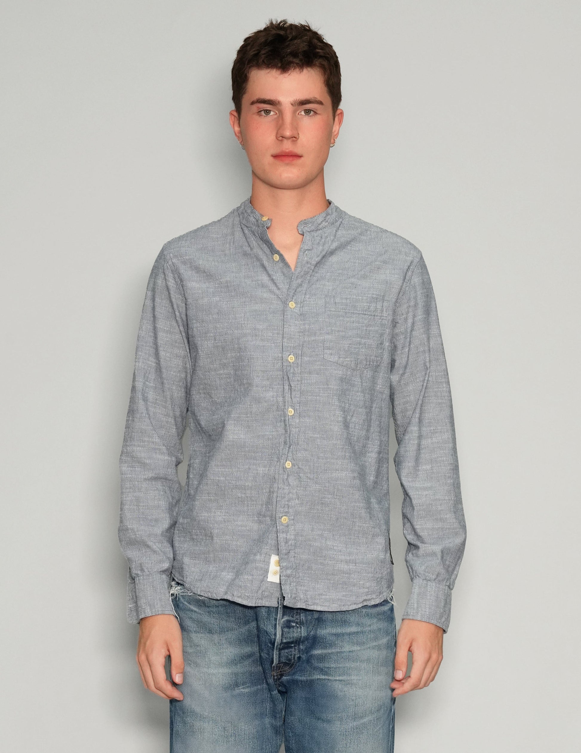 Party Back Granddad Collar Shirt