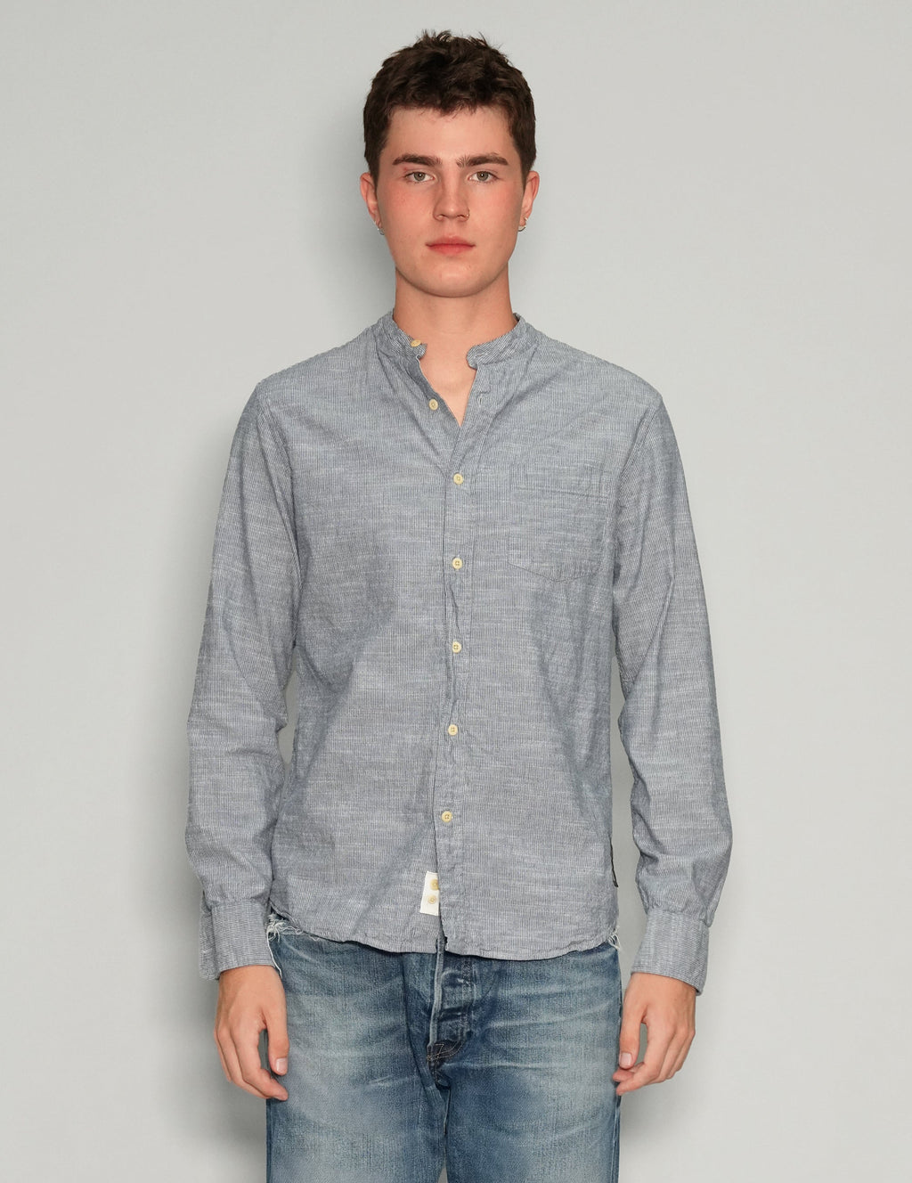 Party Back Granddad Collar Shirt