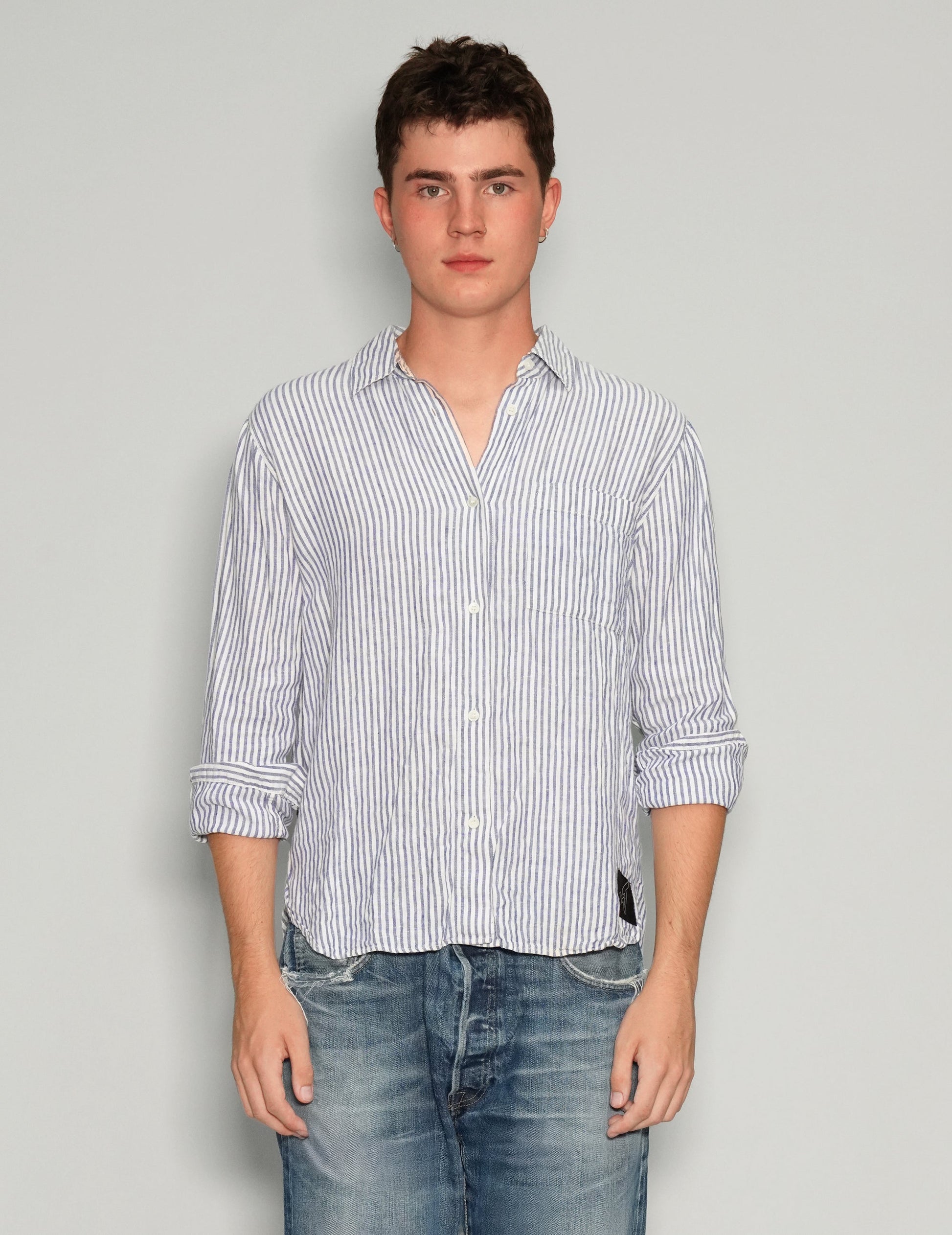 Striped Party Back Shirt