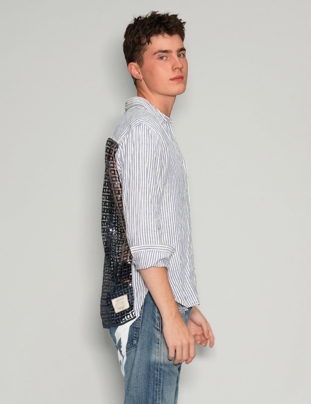 Striped Party Back Shirt