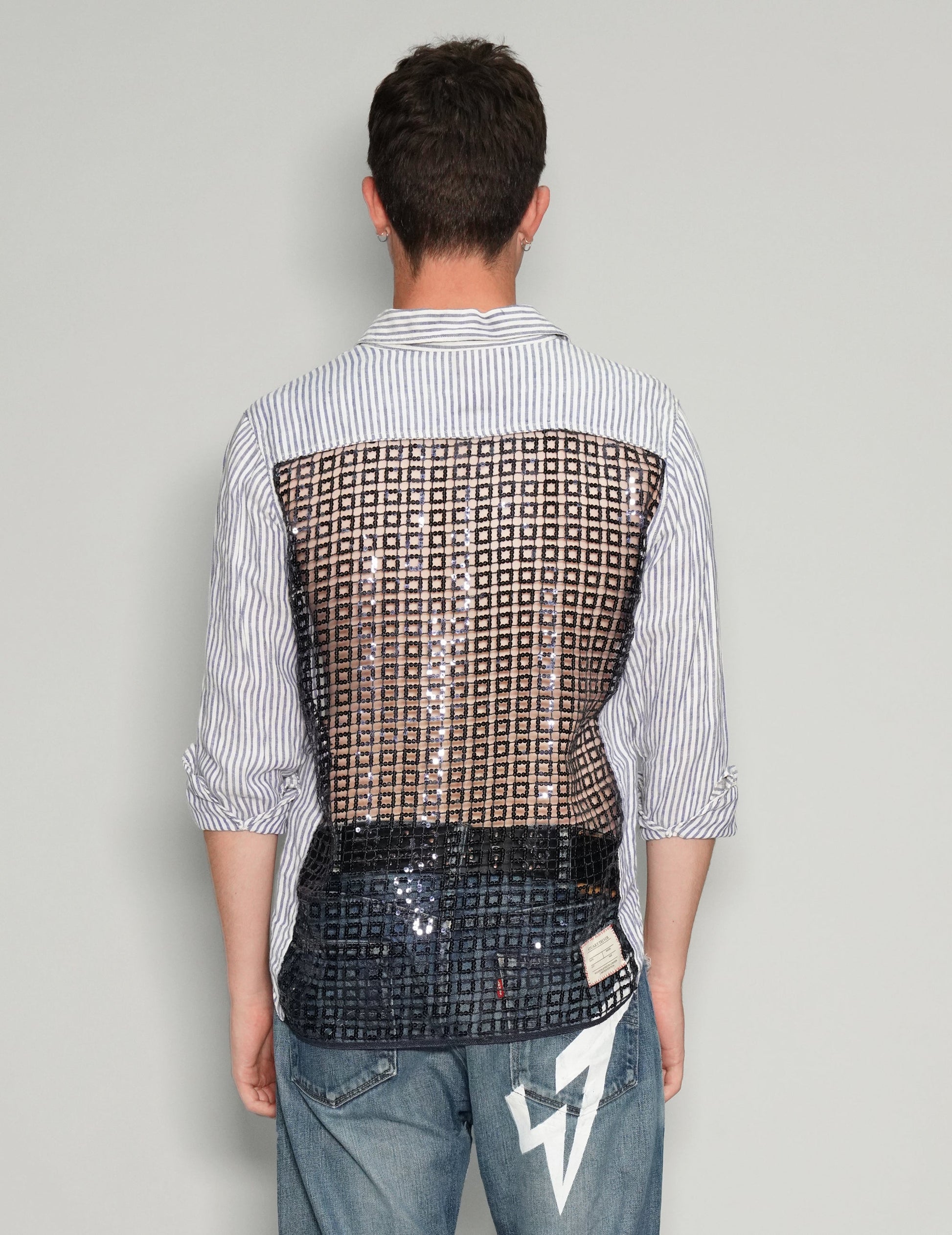 Striped Party Back Shirt