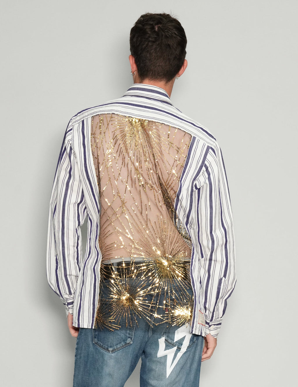 Striped Party Back Shirt