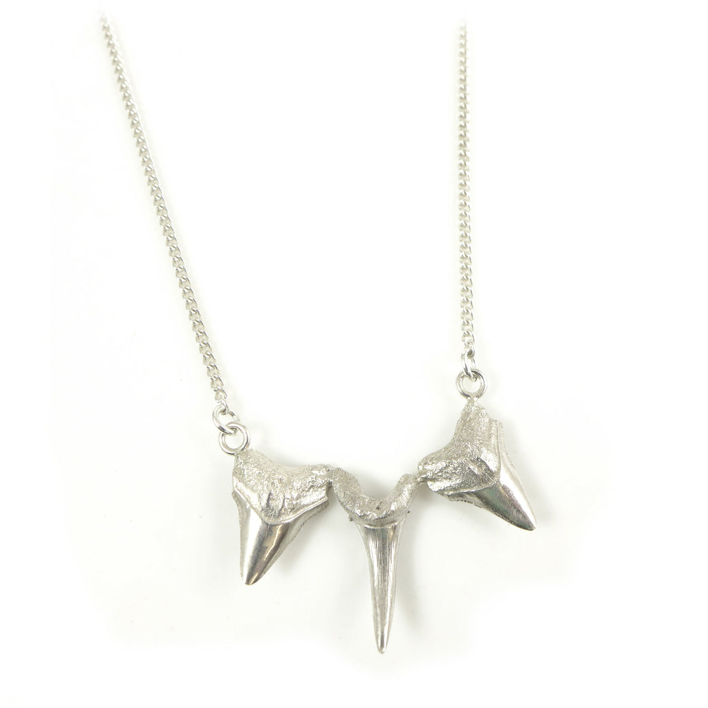 Silver Shark tooth necklace