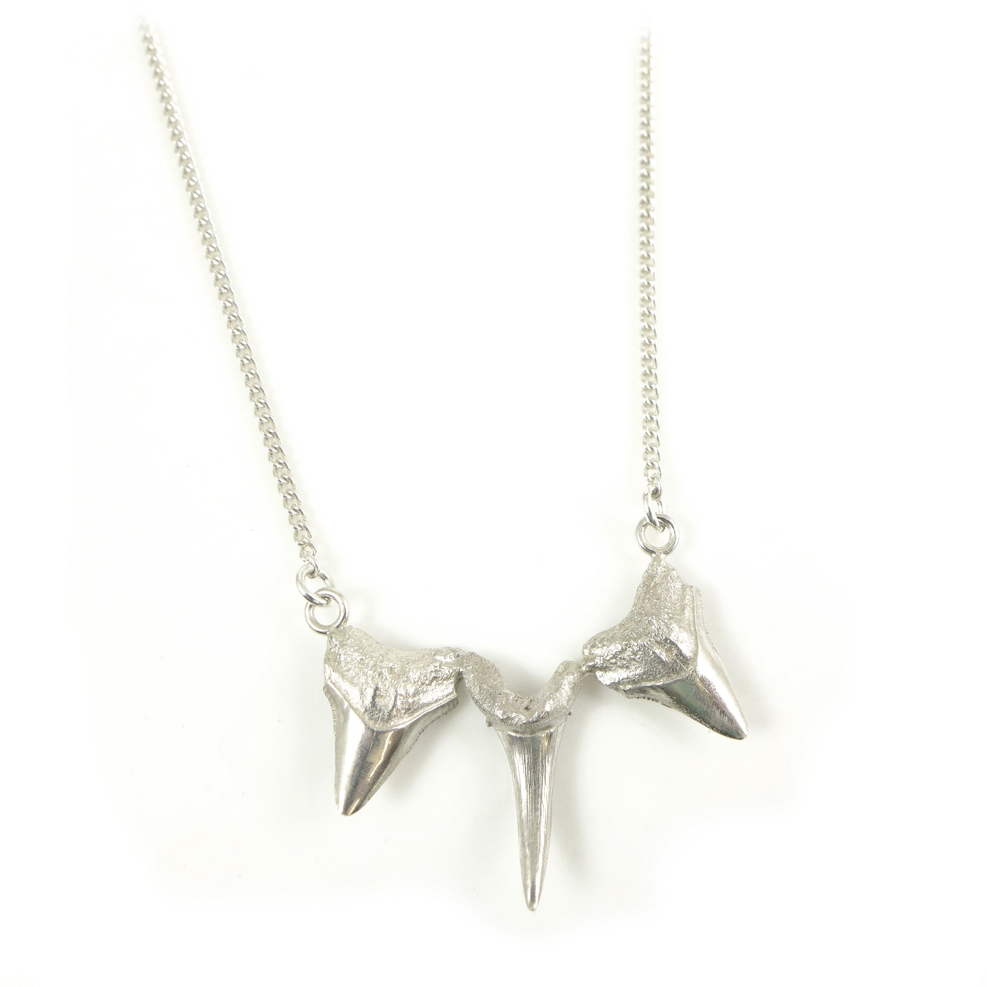 Silver Shark tooth necklace
