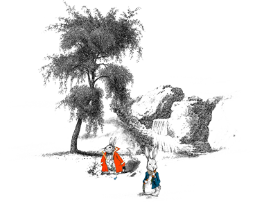 Vintage engraving illustration of figures in a woodland scene — Sostter supporting female founders and brilliant independent businesses