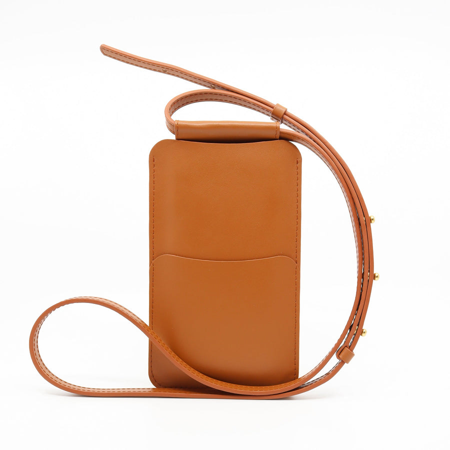 High-Quality Leather Crossbody Phone Bag – Fits 8 Cards & Smartphones by Tairi Roosve at www.brixbailey.com