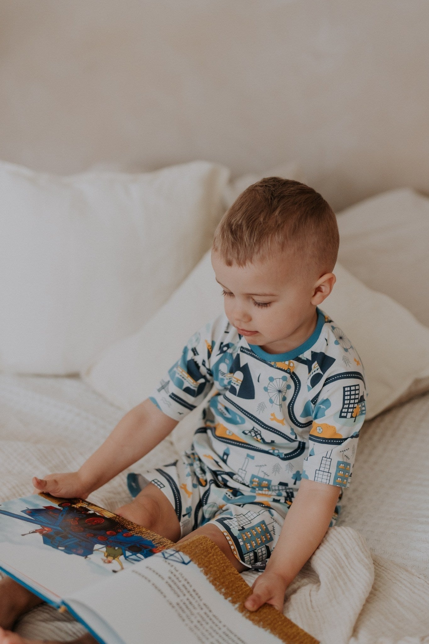 Sleepwear BELA: Comfy 2-Piece Kids Pajama Set with Oeko-Tex Cotton - Designed & Made in Europe by Breden at www.brixbailey.com