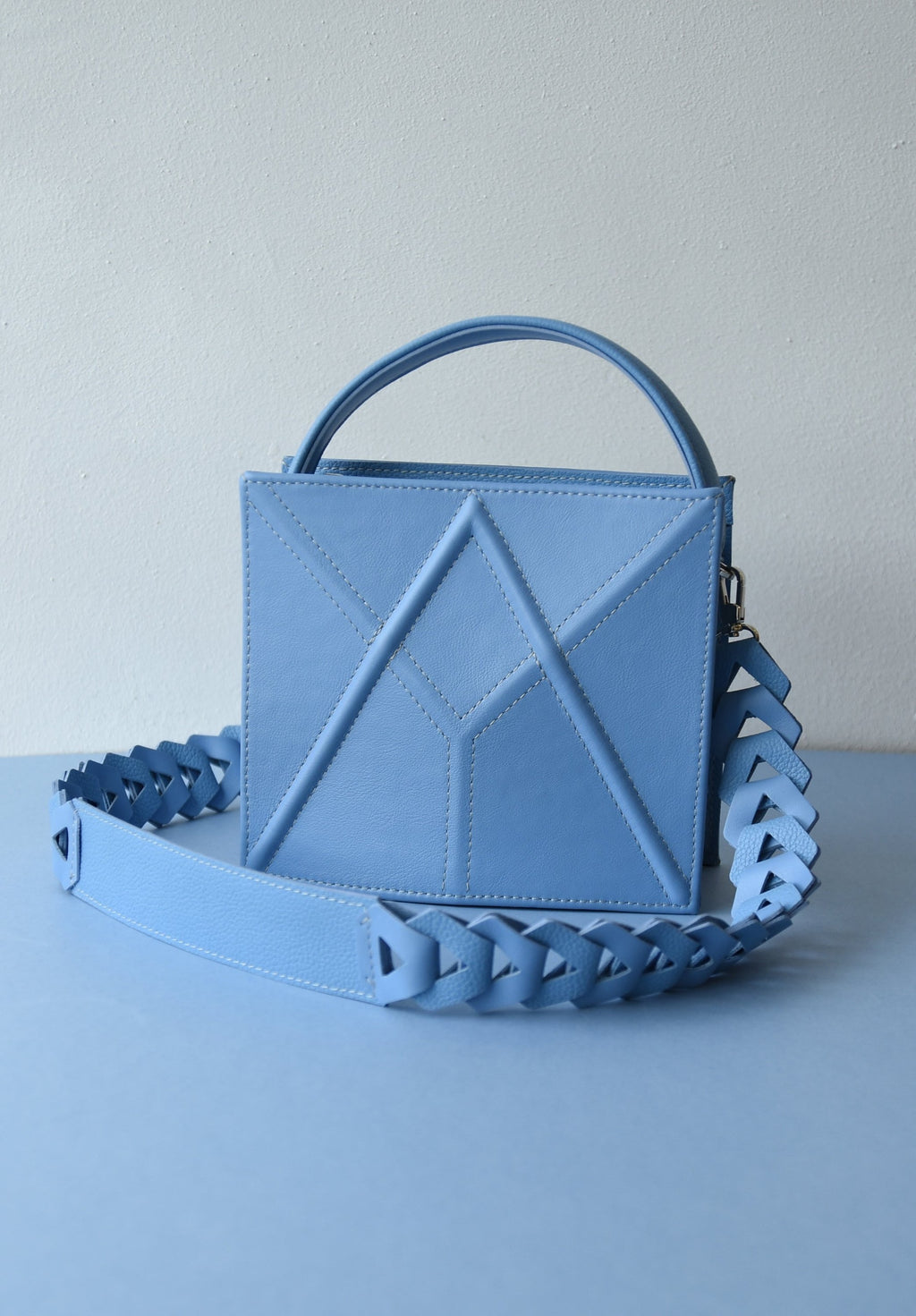 Handmade Shoulder Bag FACET by Gerda Retter - Genuine Italian Leather, Stylish & Versatile by Gerda Retter Design at www.brixbailey.com
