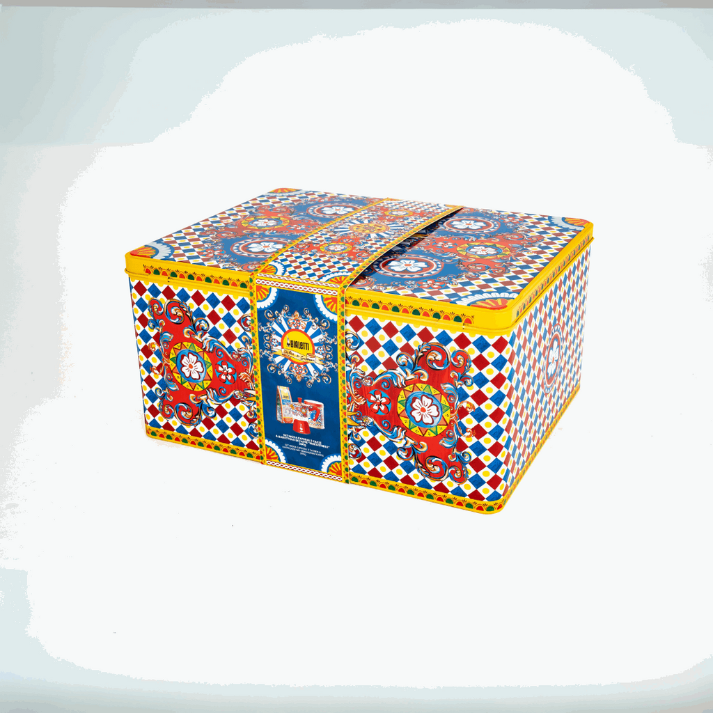 Sicilian Cart Moka 3 Cup Coffee Gift Set