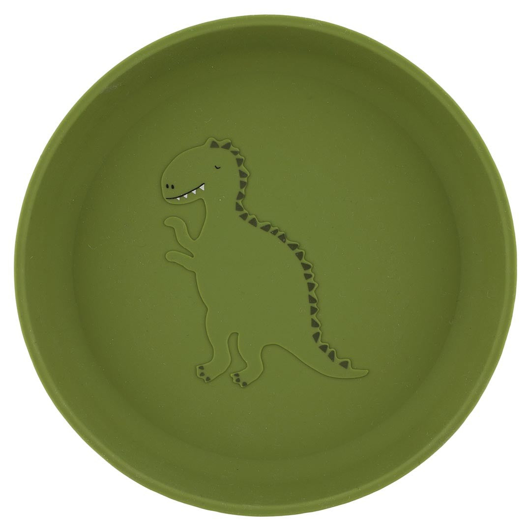 Treat Your Little One with Our Durable Silicone Plate by Trixie Baby at www.brixbailey.com