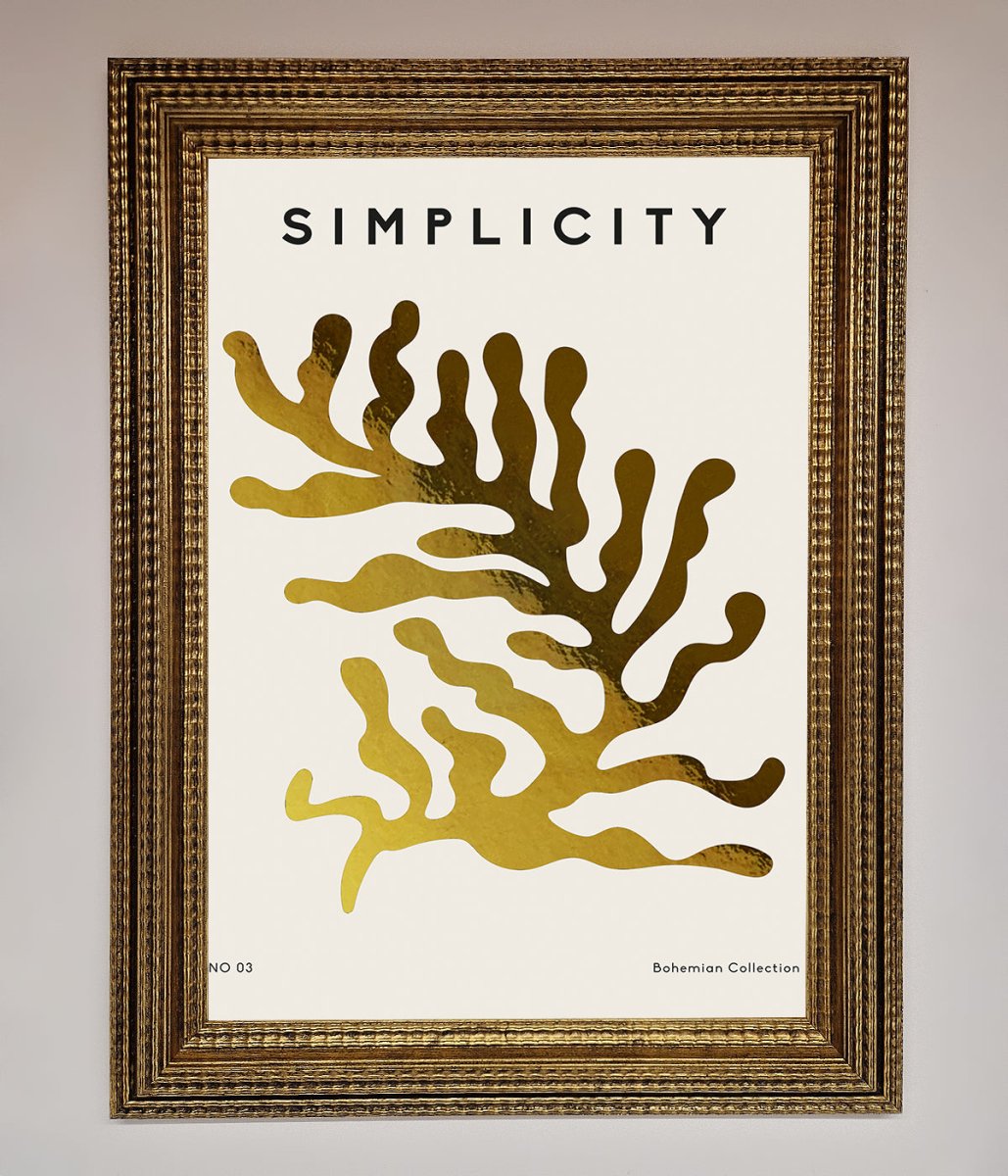 Simplicity Plant Foil Print
