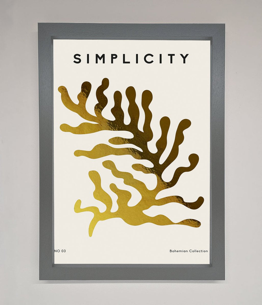 Simplicity Plant Foil Print