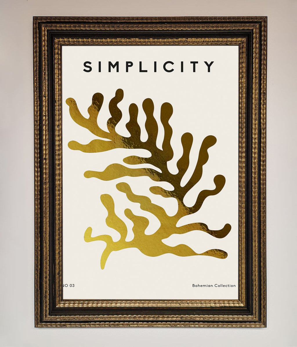 Simplicity Plant Foil Print