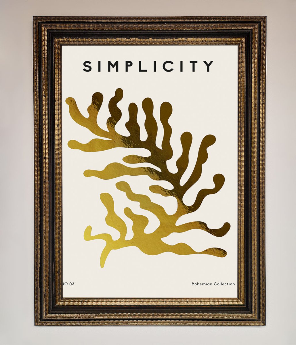 Simplicity Plant Foil Print