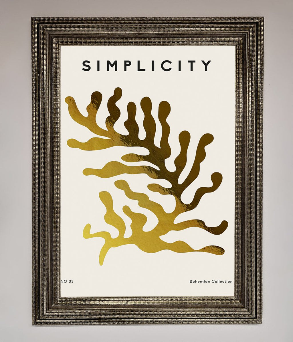 Simplicity Plant Foil Print
