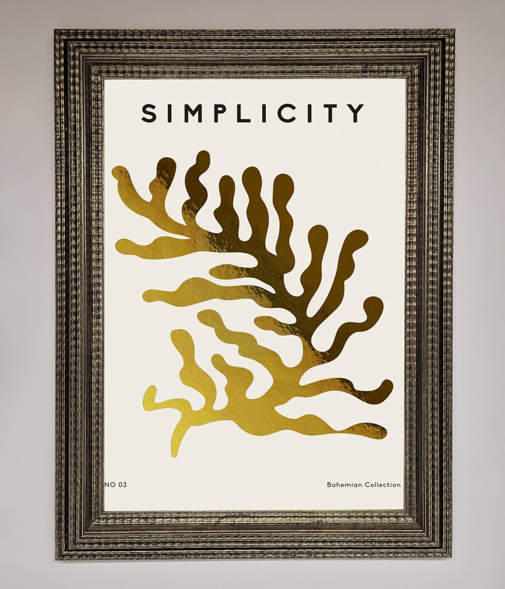 Simplicity Plant Foil Print
