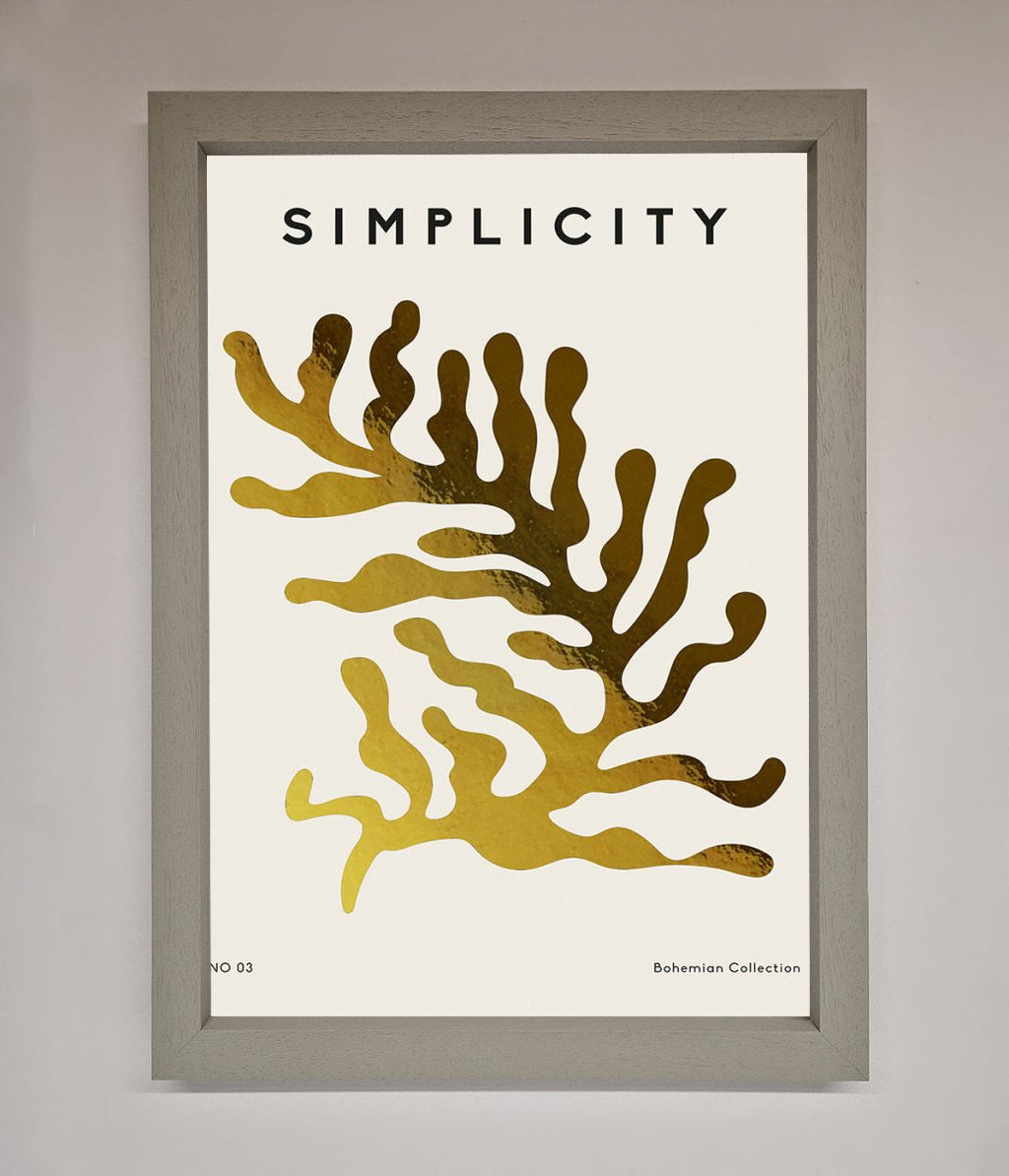 Simplicity Plant Foil Print