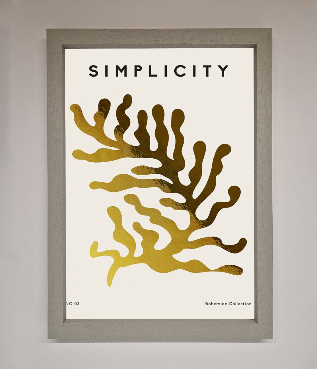 Simplicity Plant Foil Print