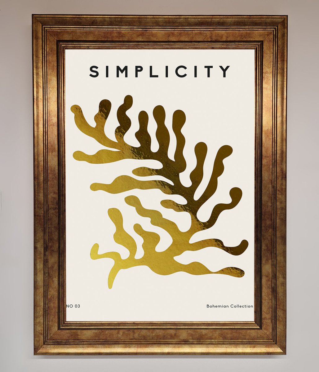 Simplicity Plant Foil Print