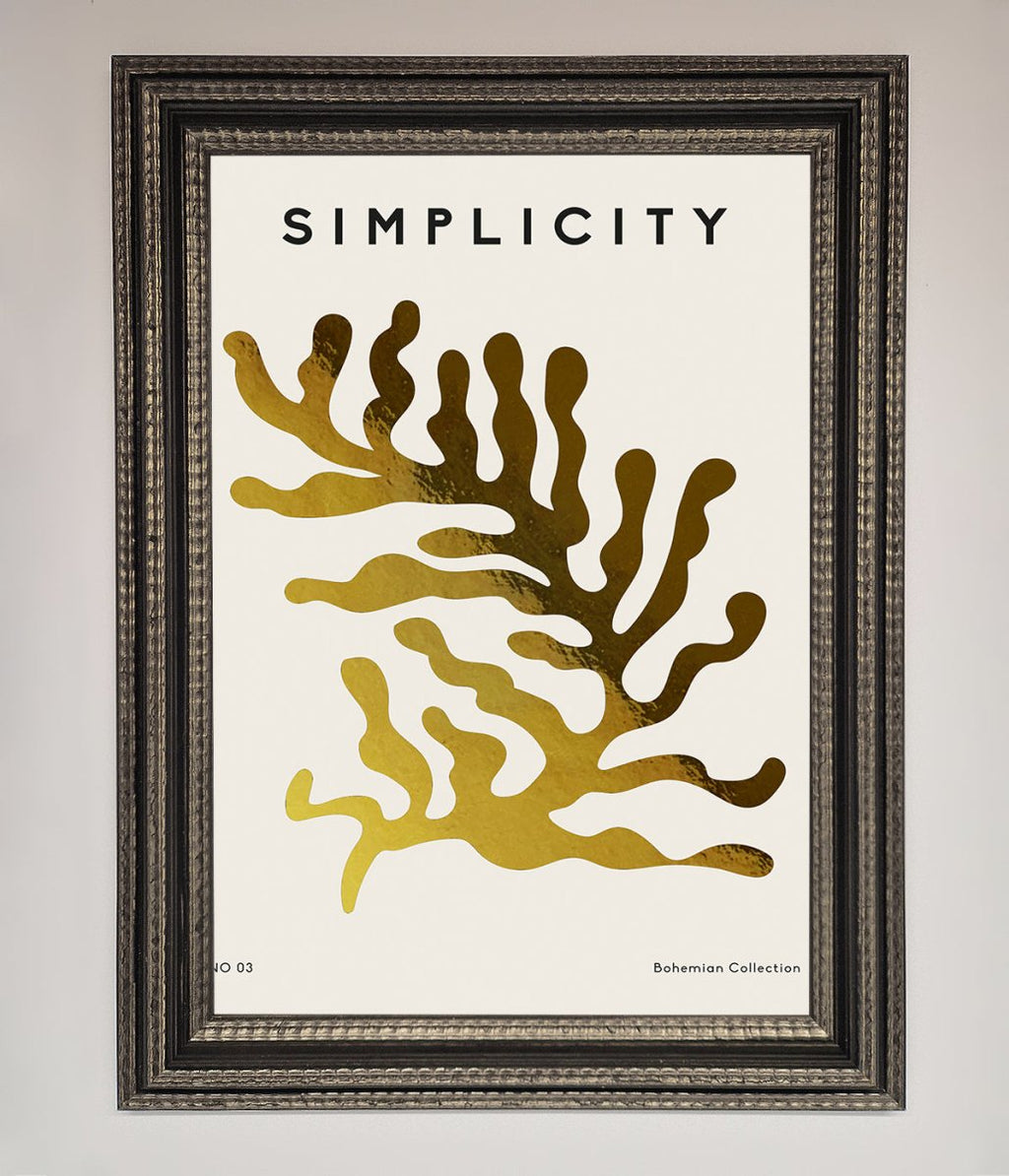 Simplicity Plant Foil Print