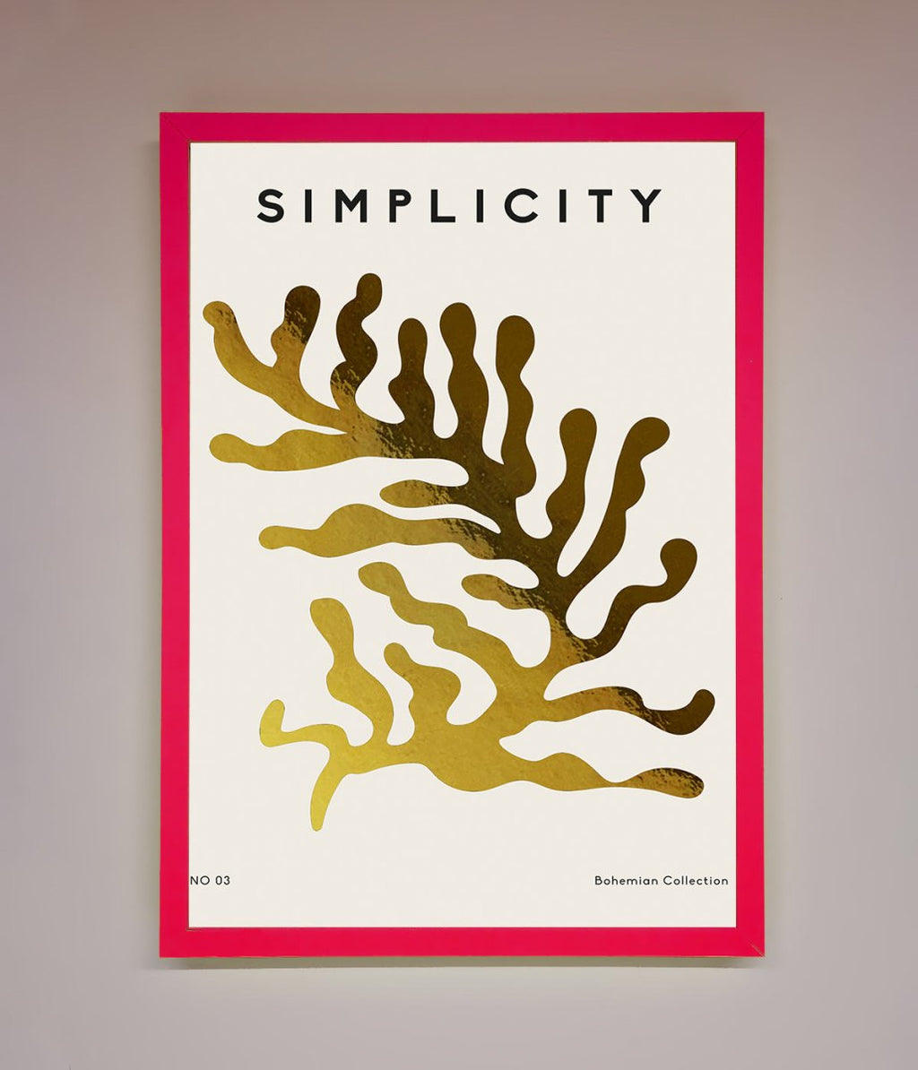 Simplicity Plant Foil Print