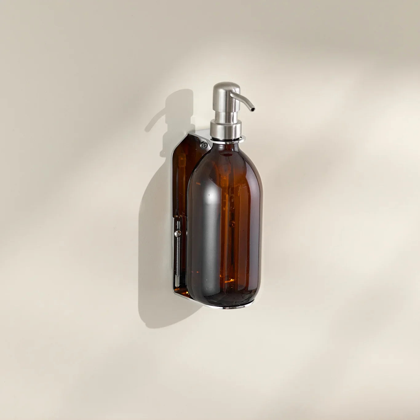 Chrome Single Wall Mounted Soap Dispenser