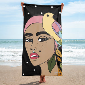 Handmade Cotton-Polyester Towel – Luxury & Unique Design by Garbanota at www.brixbailey.com