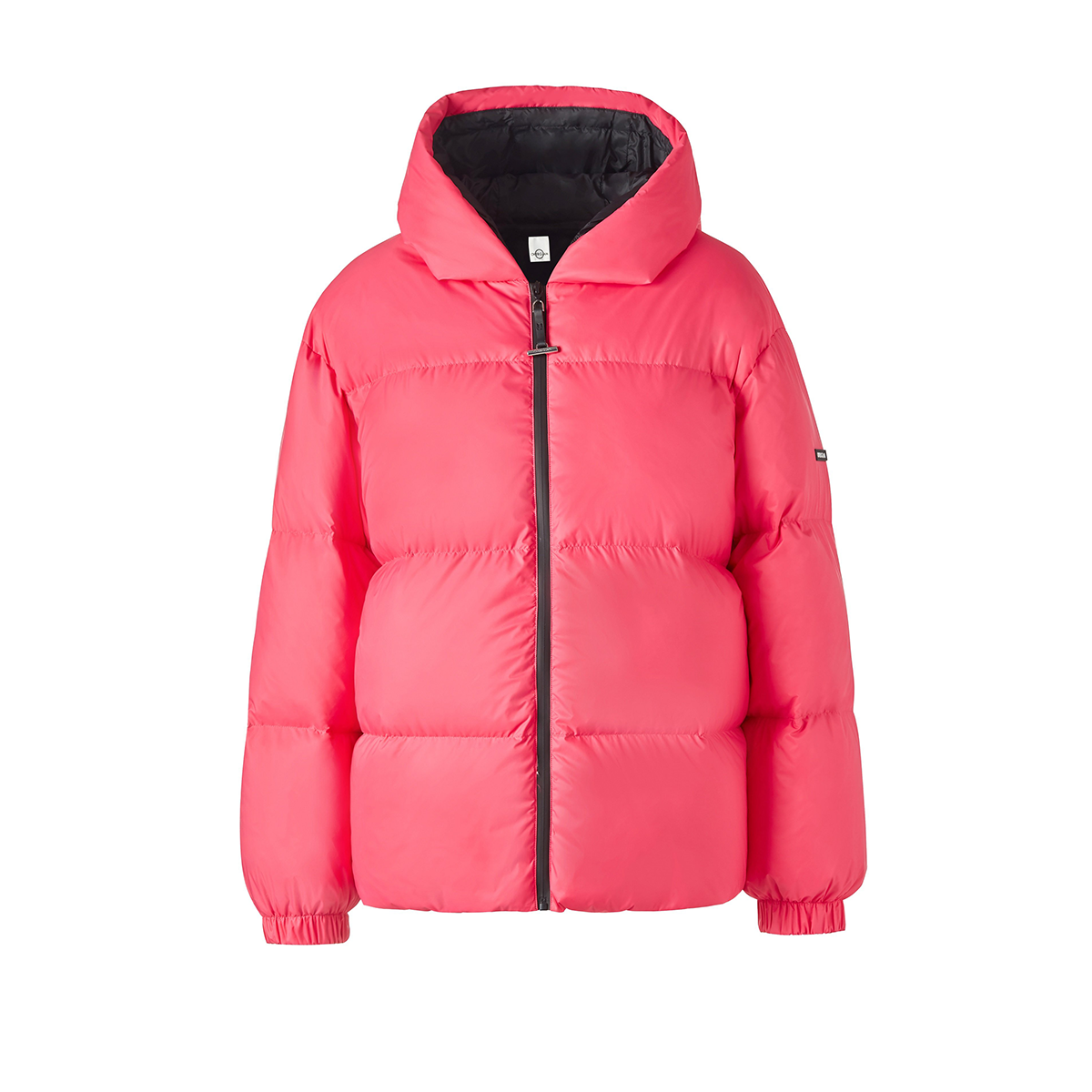Rose Puffer Ski Jacket with Hood