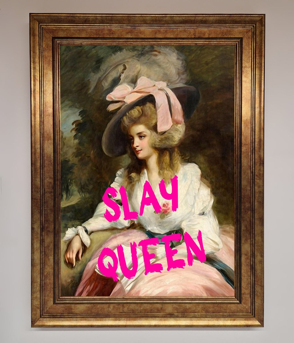 Slay Queen Framed Poster