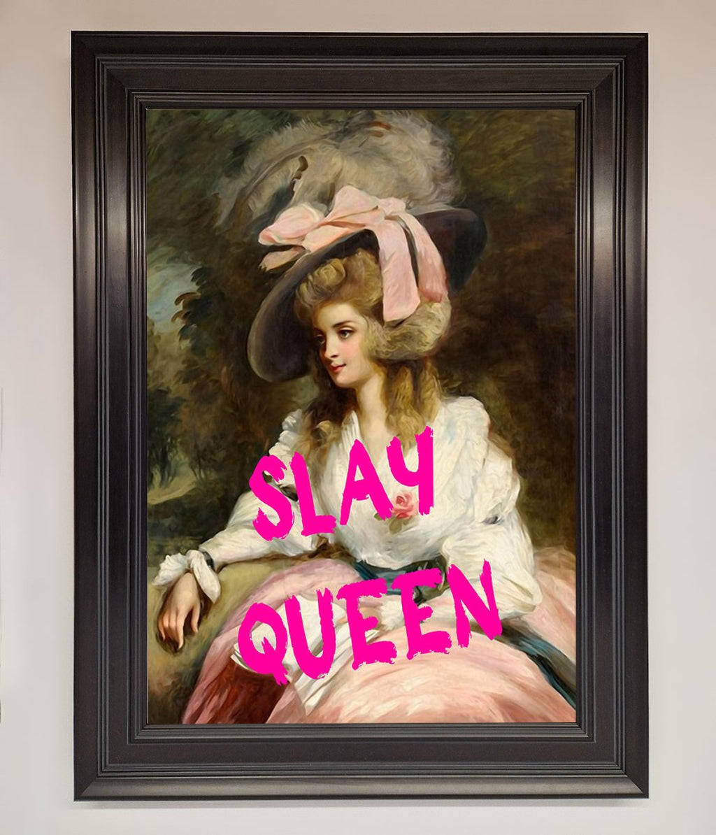 Slay Queen Framed Poster