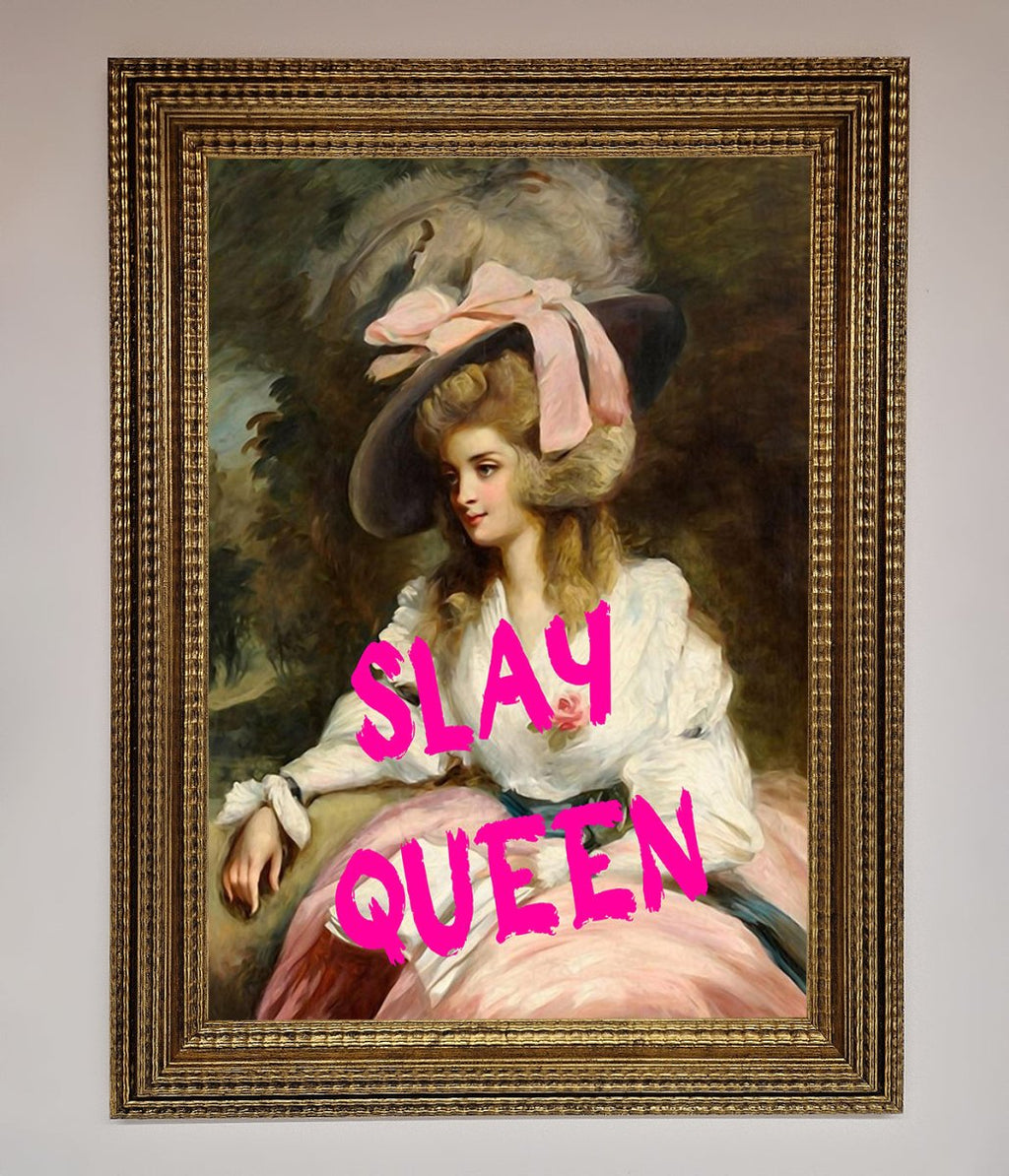 Slay Queen Framed Poster