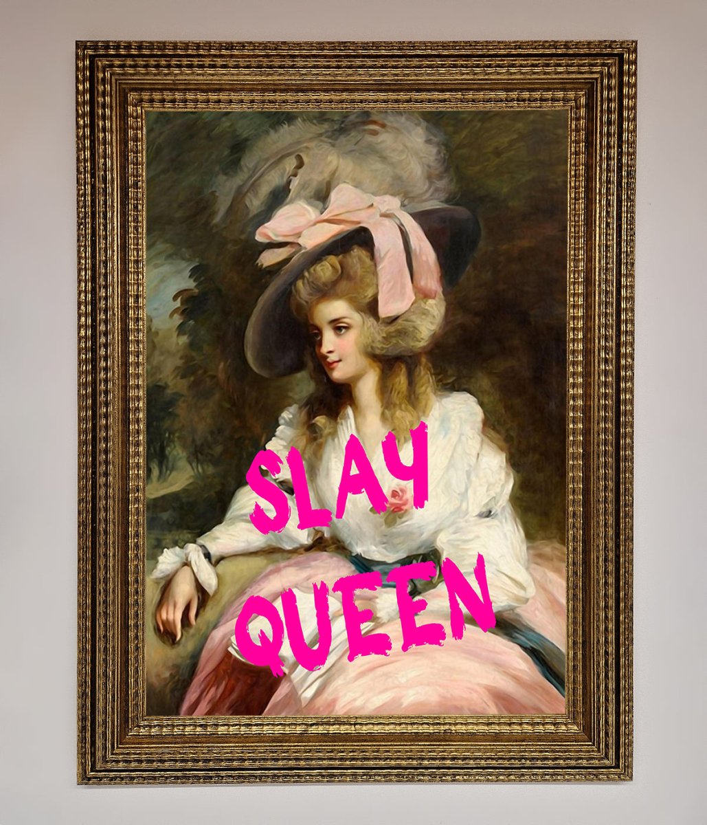Slay Queen Framed Poster