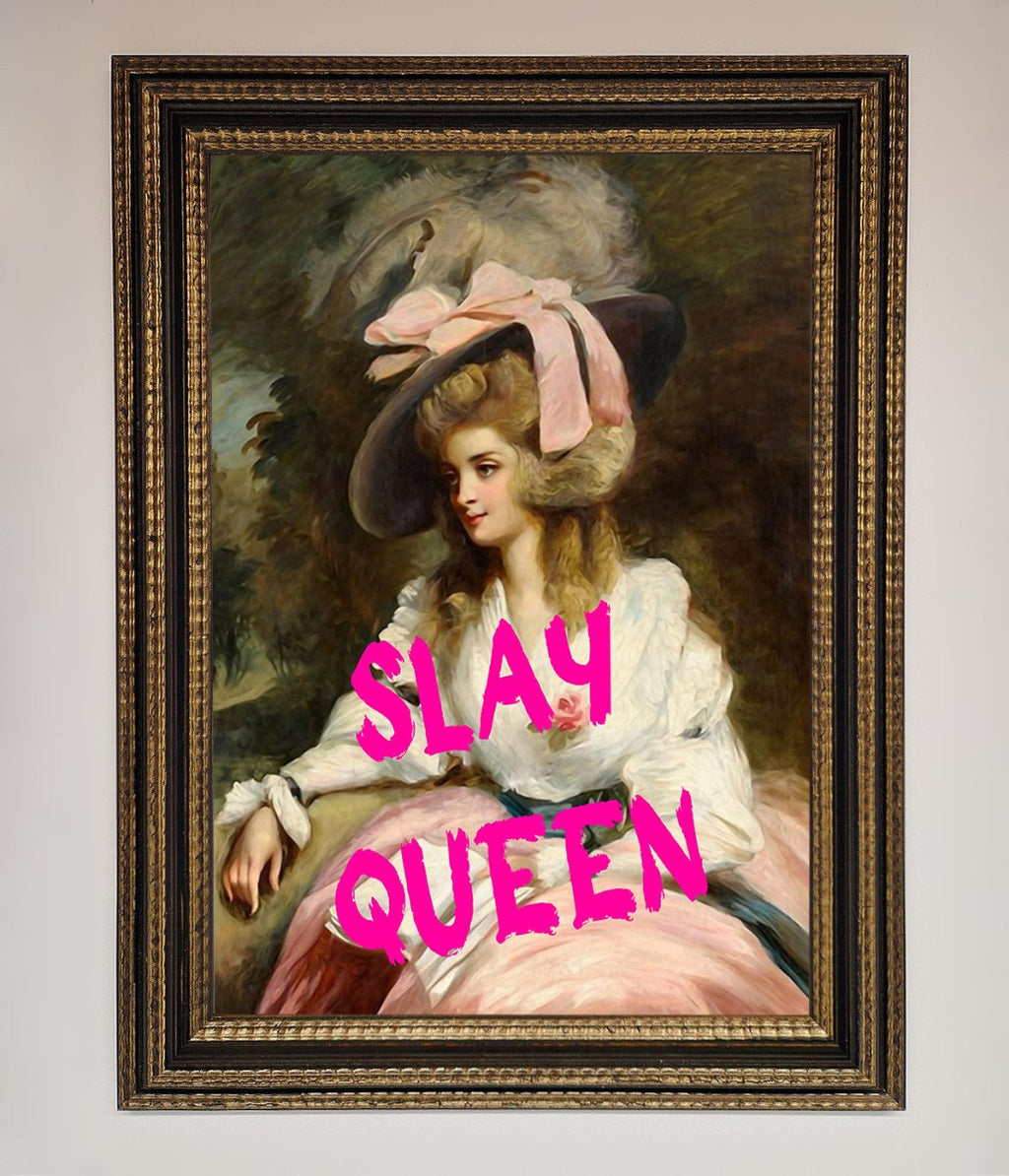Slay Queen Framed Poster