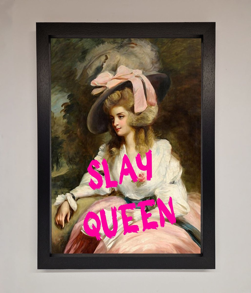 Slay Queen Framed Poster