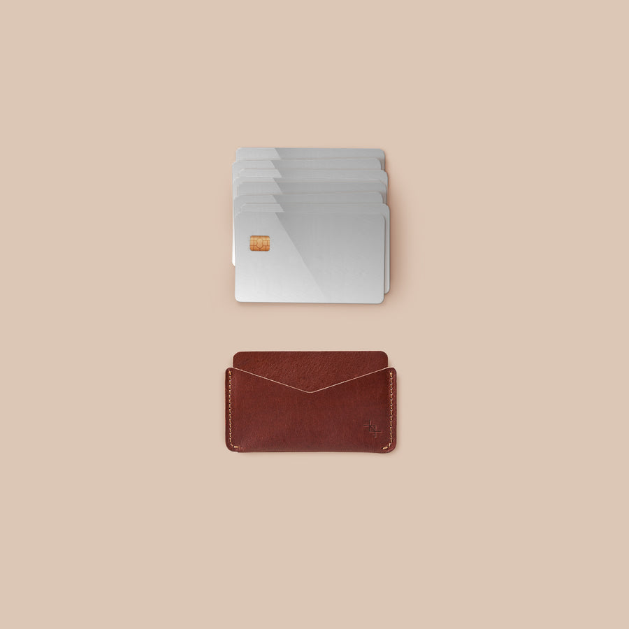 Minimalist Leather Card Pouch – Elegant & Functional by Craftory at brixbailey.com