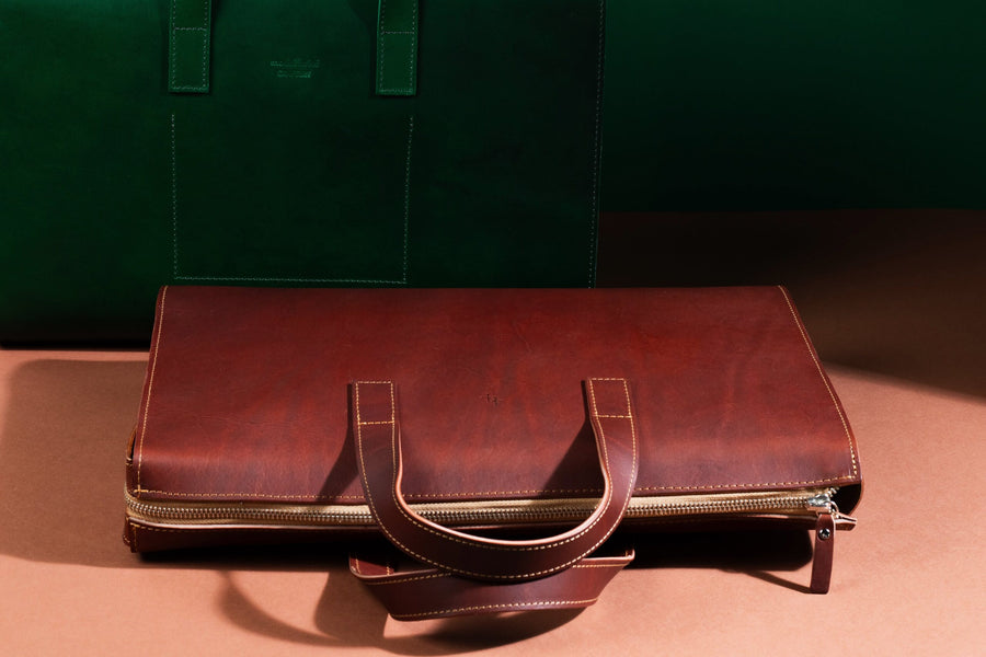 Classic Leather Briefcase – Durable & Timeless Design by Craftory at brixbailey.com