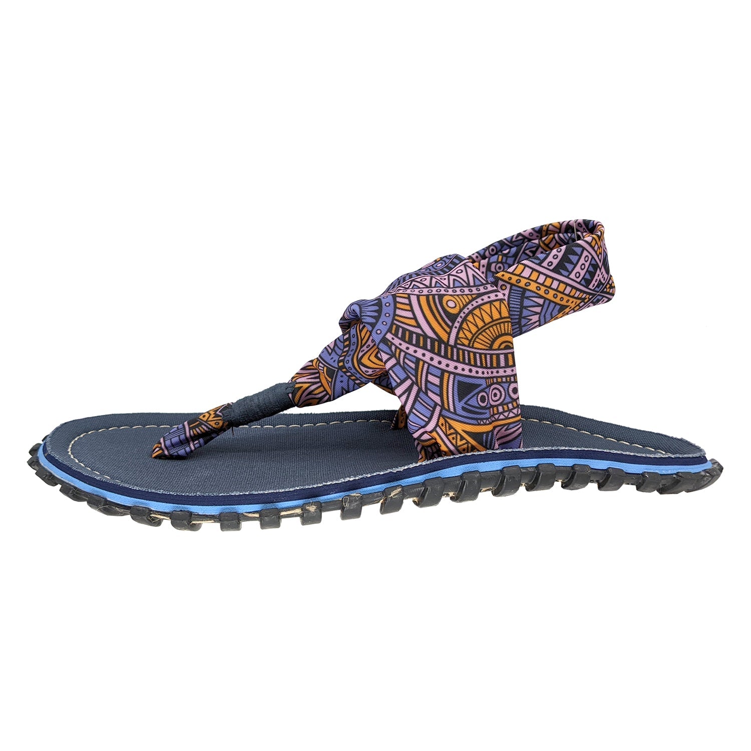Women's Slingback Sandals in Aztec Print